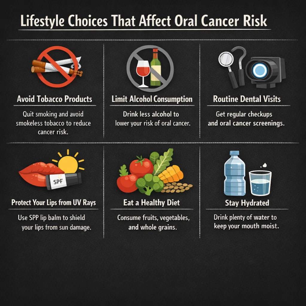lifestyle choices that affect oral cancer risk